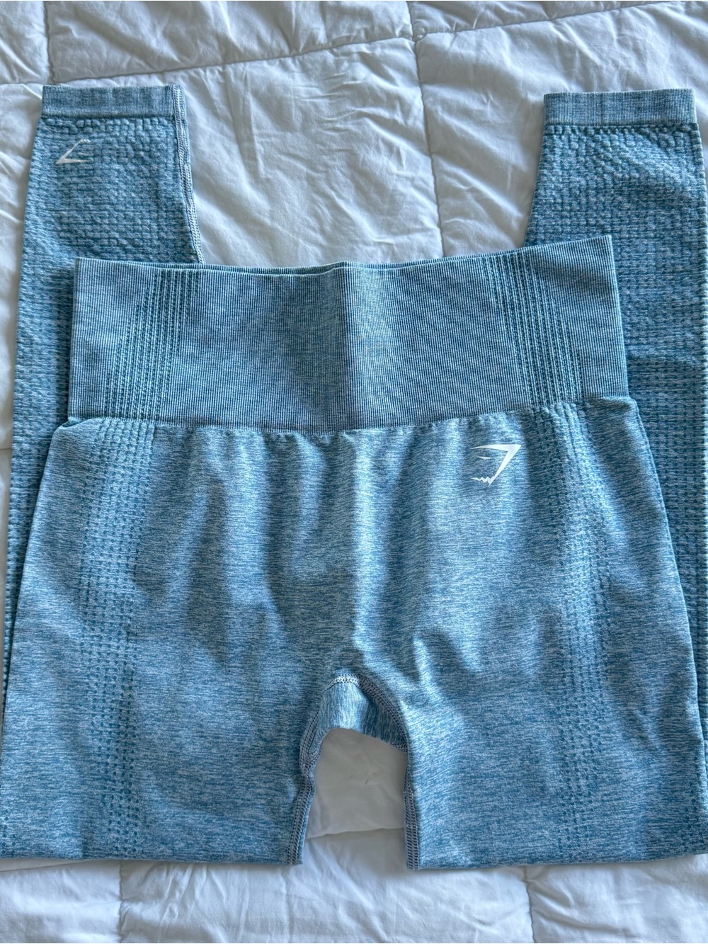 Gymshark Light Blue Seamless Leggings